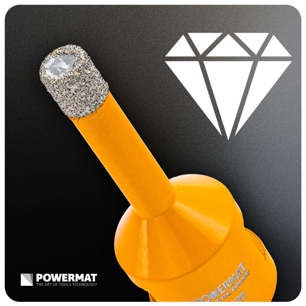 Carota diamantata pentru ceramica PM-DWK-8M14M, 8 mm, Powermat PM1567