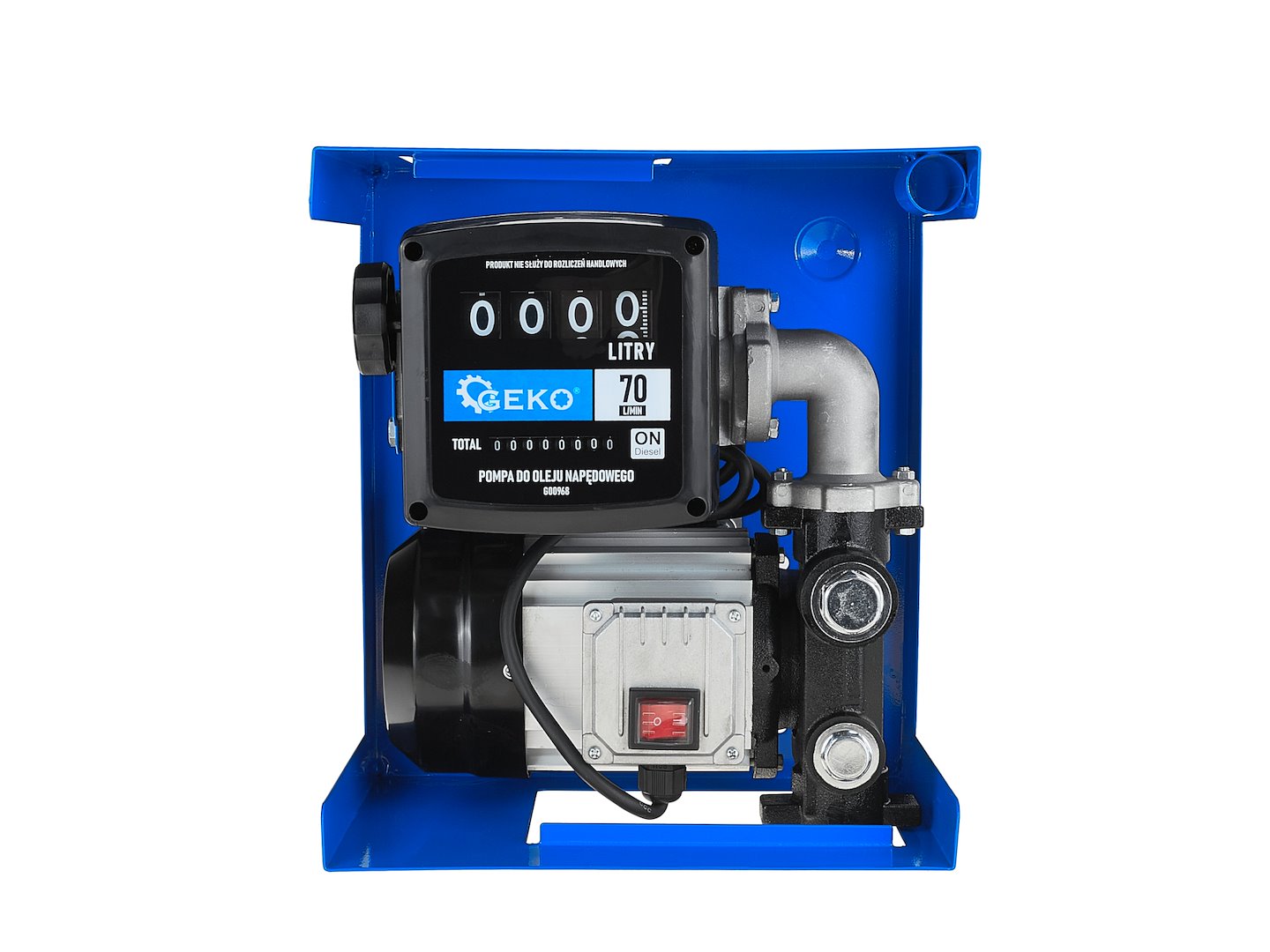 Pompa CPN pentru transfer motorina cu contor, 70 l / min, 900 W, Geko G00968