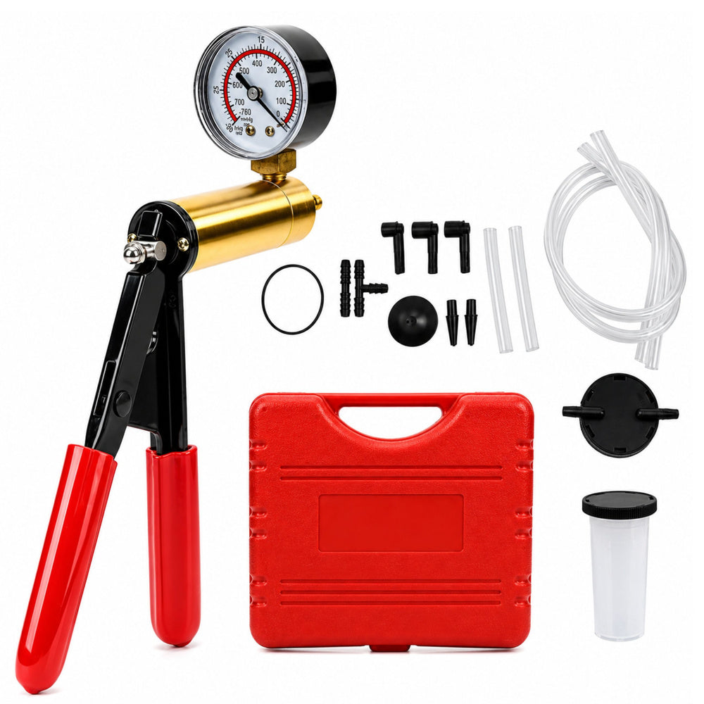 Pompa aer profesionala pentru diagnoza auto cu trusa adaptoare frane, senzori si sisteme pe vacuum / vid, Lean 29280
