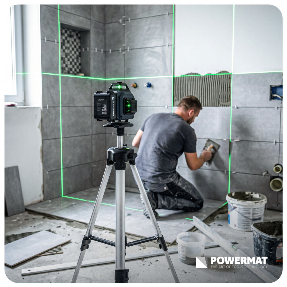 Trepied pentru nivela laser PM-SPLK-1.5M, 52–150 cm, Powermat PM1586