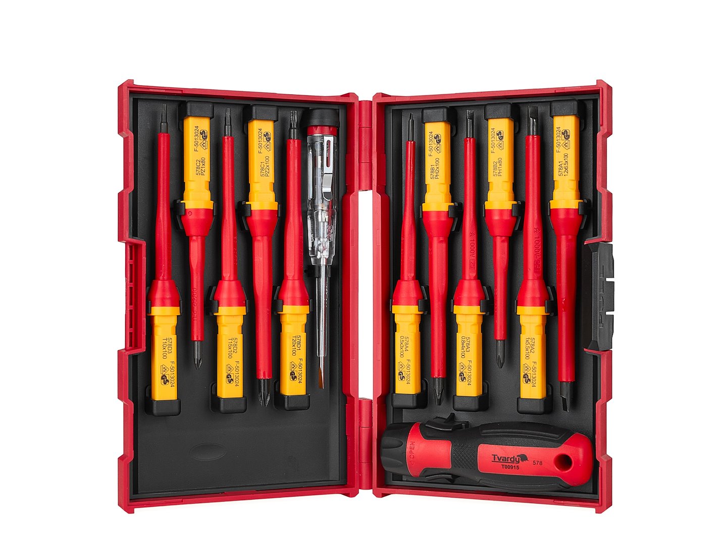 Set surubelnite izolate VDE, 13 bucati, Tvardy T00915