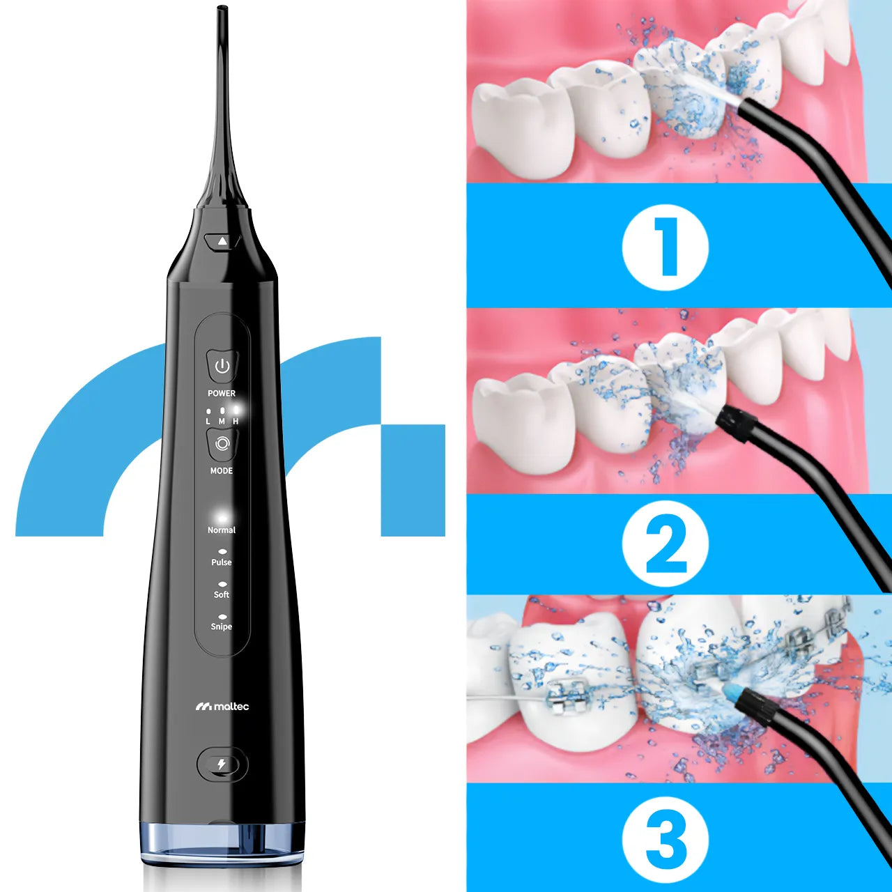 Set 4 duze pentru irigator dentar, MalTec 113314