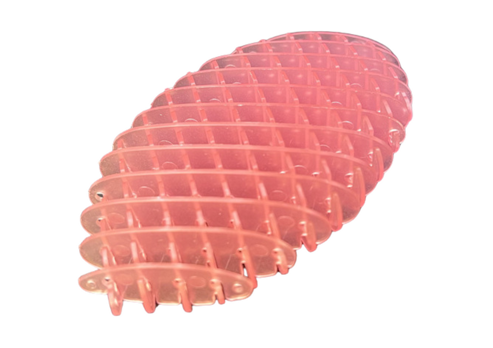 Jucarie antistres flexibila, roz, 5 cm, Lean 13688