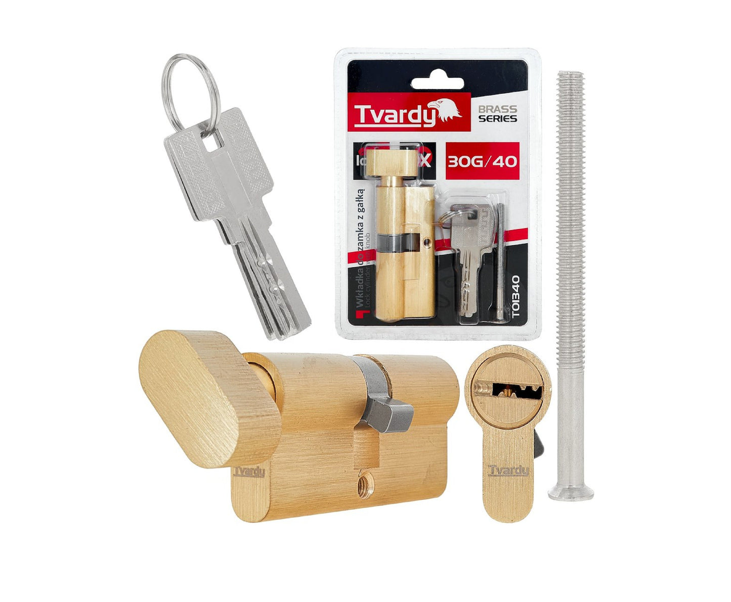Butuc aluminiu Brass, 30g/40, Tvardy T01340