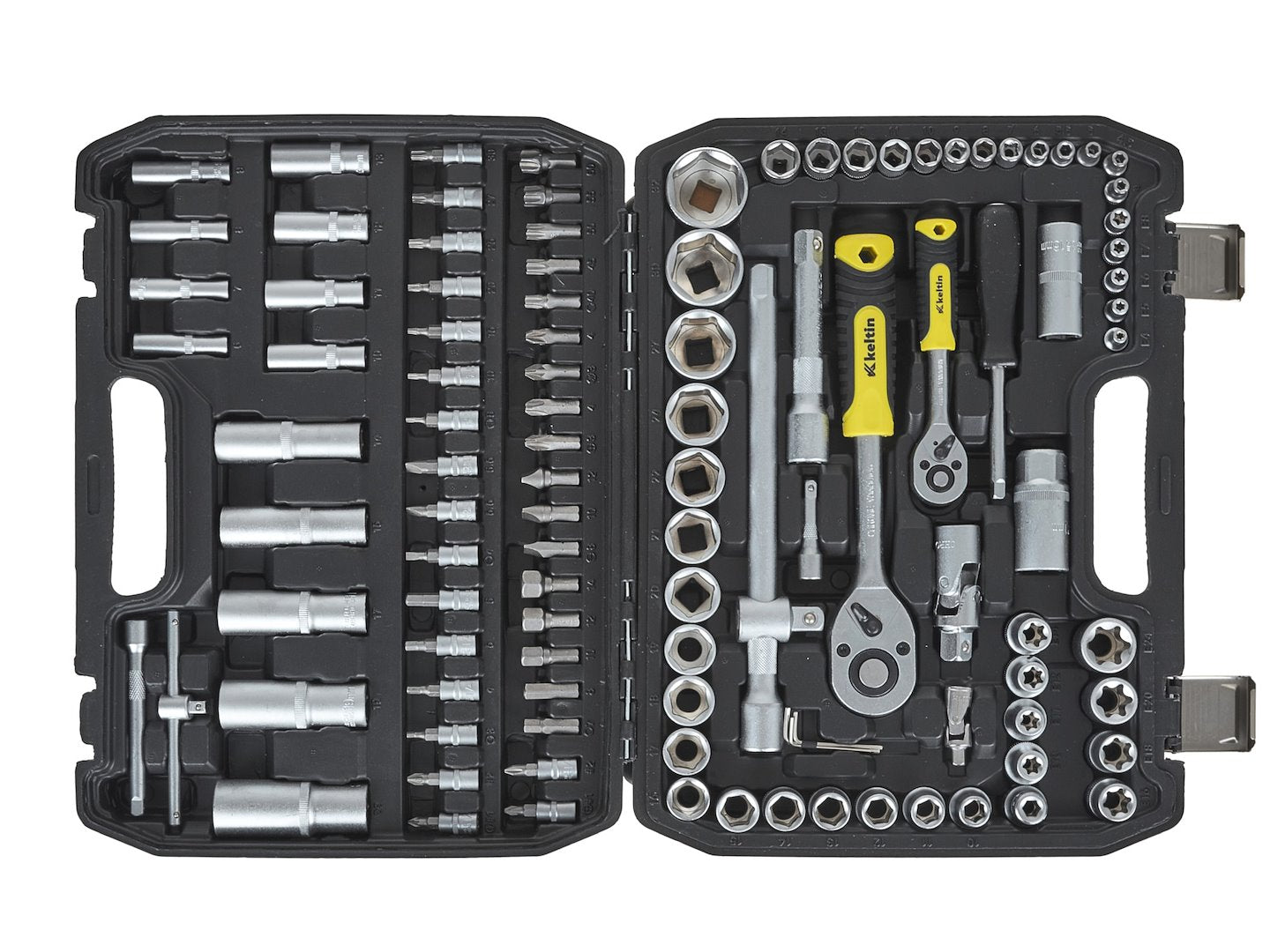 Set chei tubulare, 108 piese, Keltin K00098