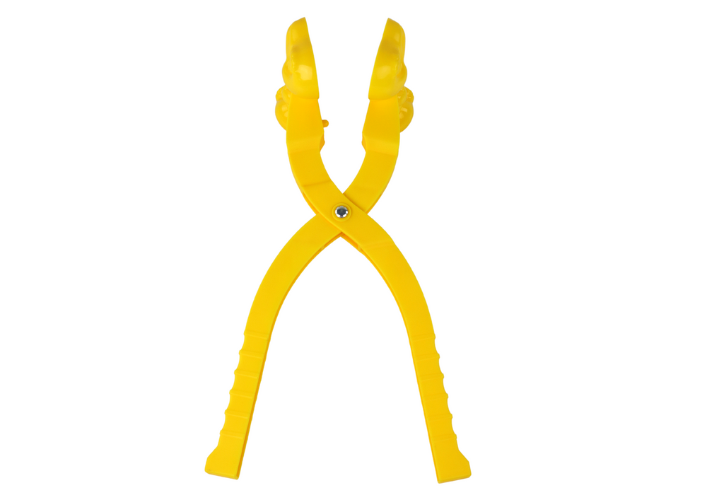 Dispozitiv pentru facut bulgari de zapada dinozaur, galben, 35 cm x 10 cm x 9 cm, Lean 17904