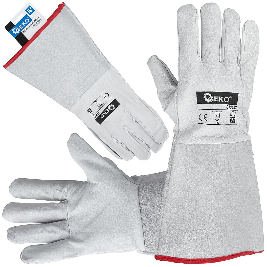 Manusi de sudura din piele de capra, Geko G73547