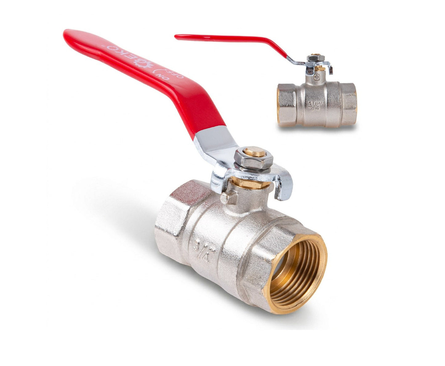 Robinet cu bila 3/4" WW DN20 cu garnitura de etansare, Geko G70227