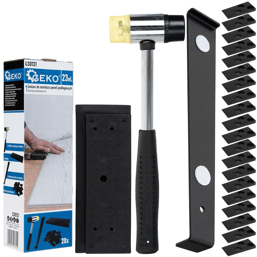 Kit montare pardoseala, 23 piese, Geko G30131