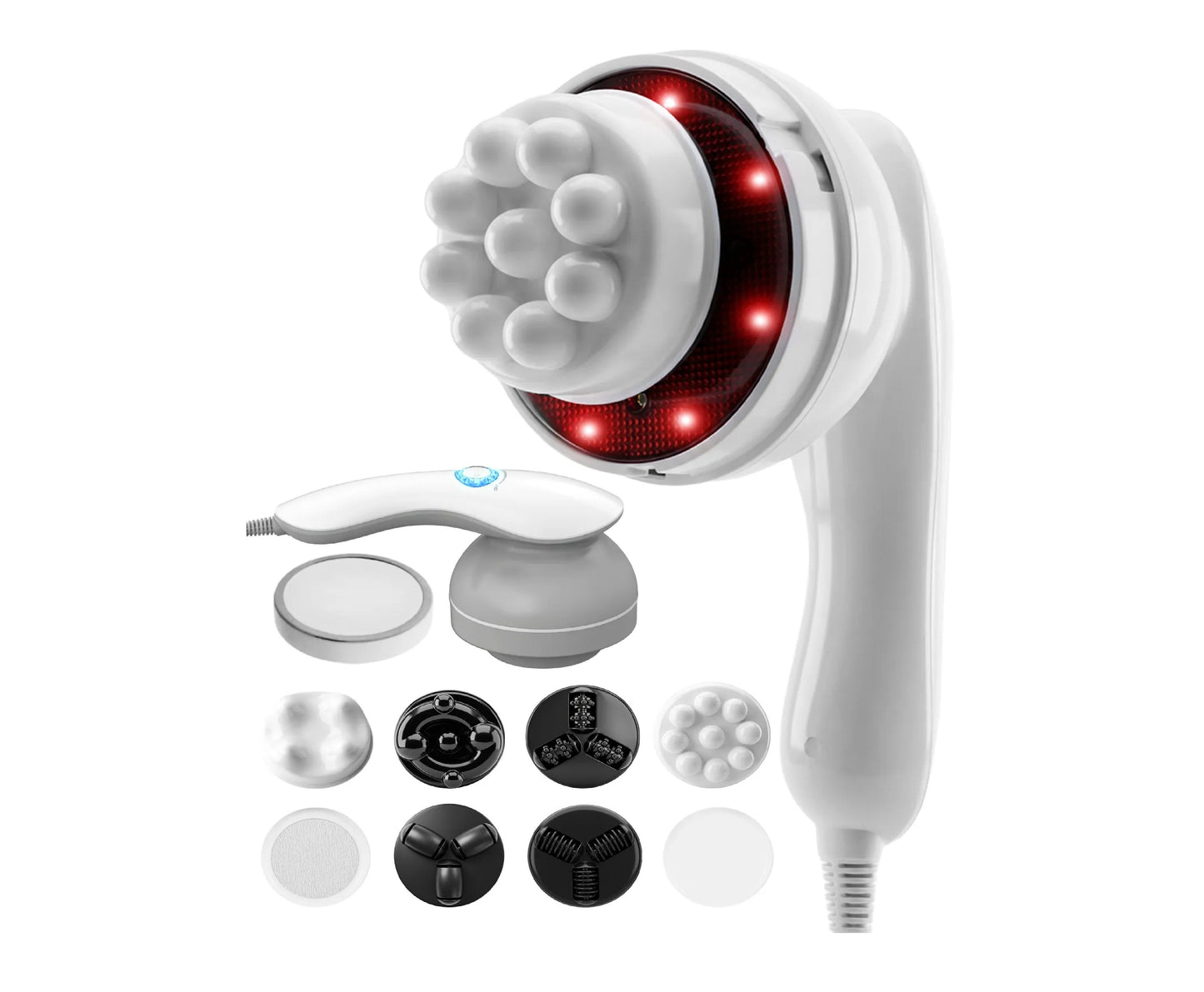 Aparat de masaj anticelulitic cu 8 capete interschimbabile SkinPulse, 28 W, MalTec 113860