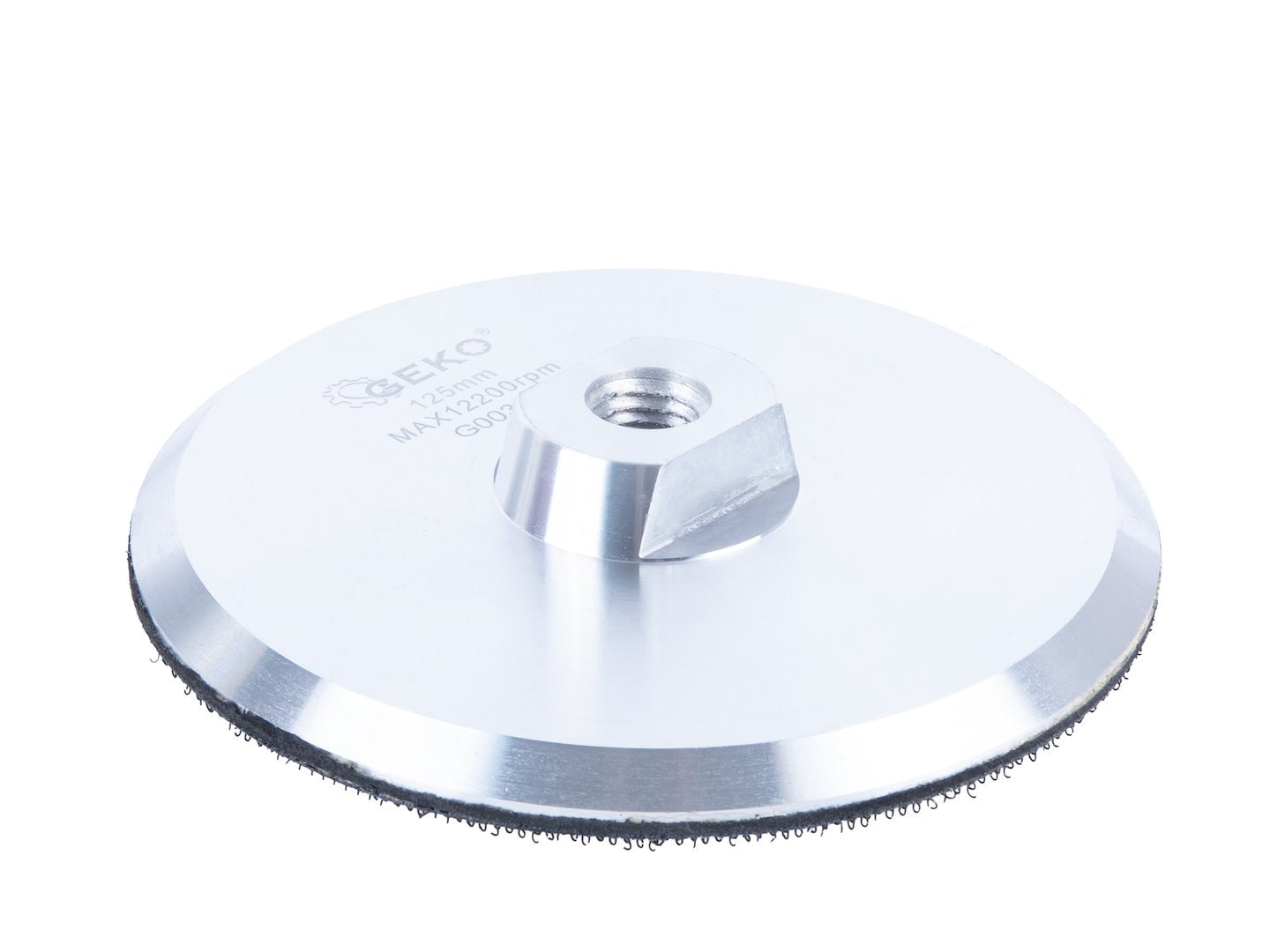 Disc pentru lustruit din aluminiu cu velcro, 125mm, M14, Geko G00313