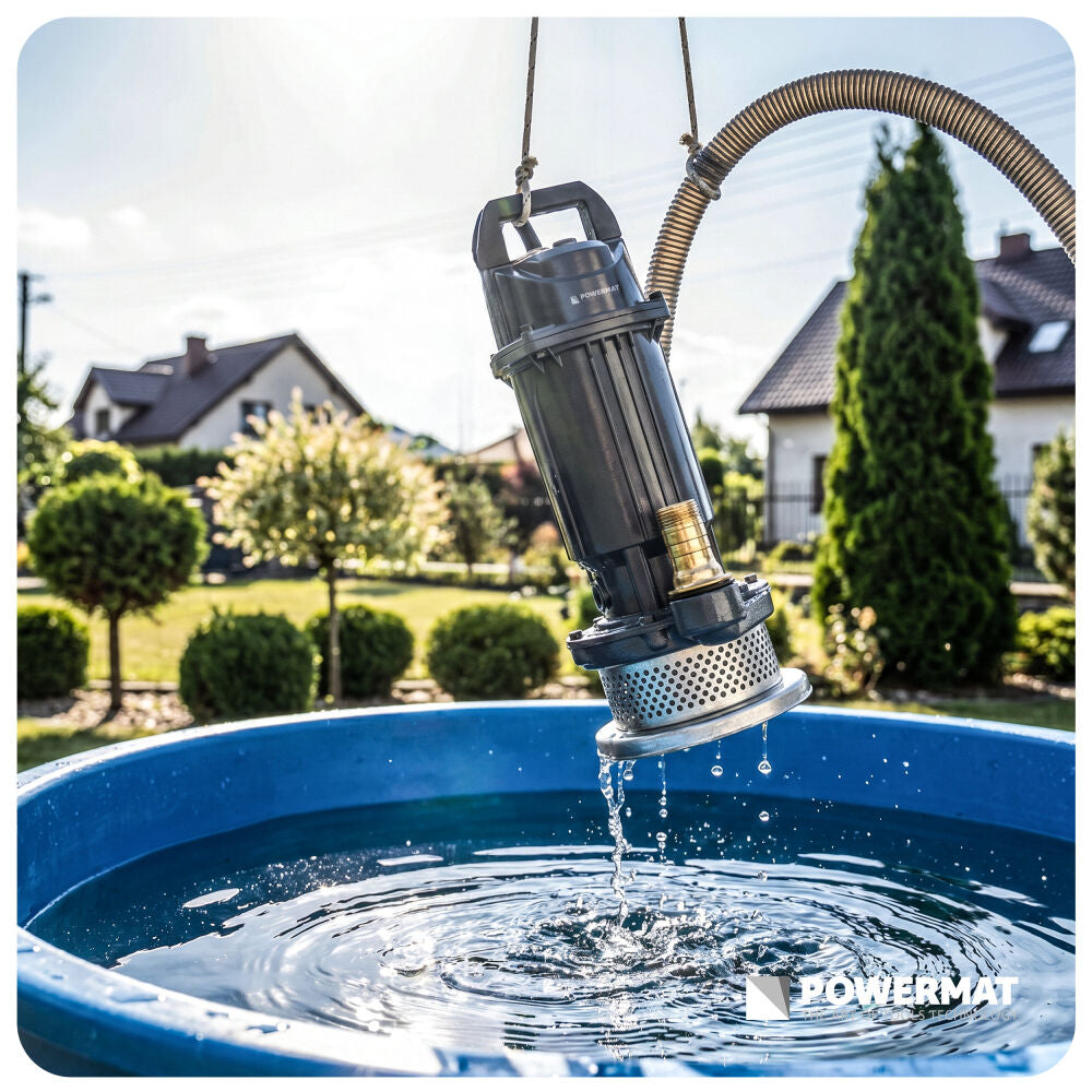 Pompa submersibila PM-PDWB-550T, 500 W, 7500 l / h, 1", cablu 10 m, Powermat PM1639