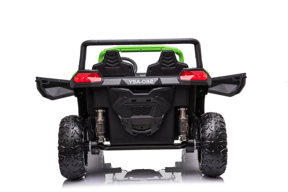Masina cu acumulator A032 EVA, verde, Lean 12974