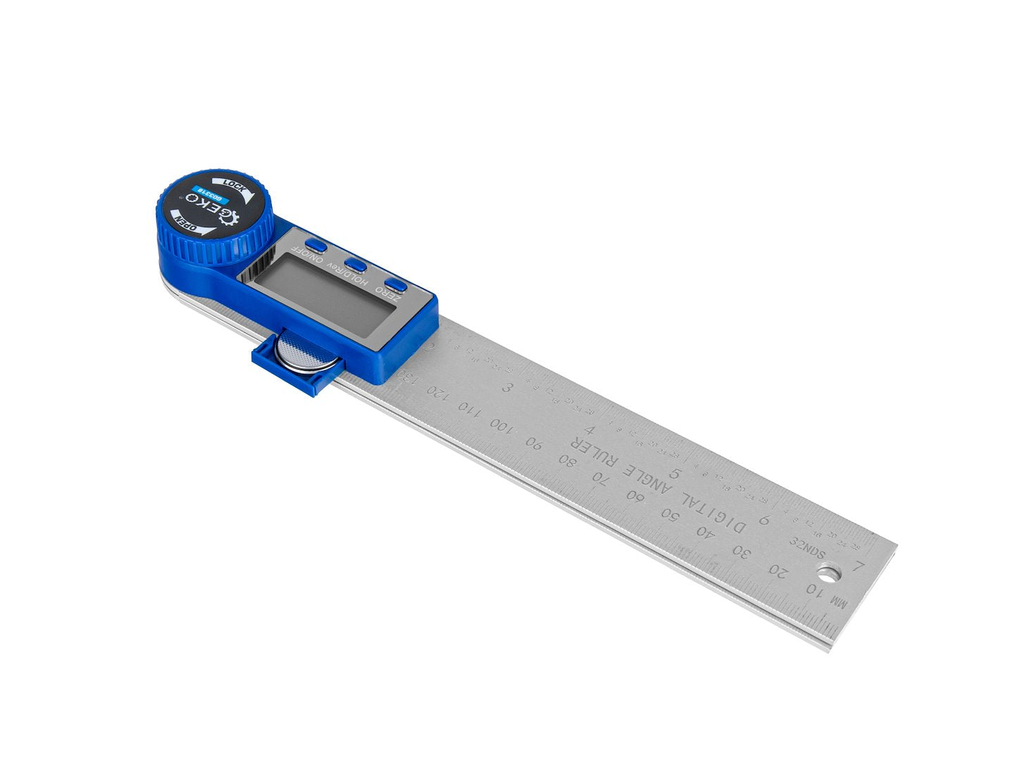 Raportor digital cu afisaj LCD, 200 mm, Geko G03318