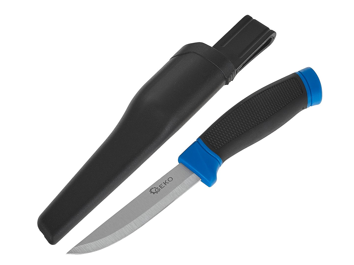 Cutit Black Survival Series cu teaca, 215 x 105 mm, Geko G01892A