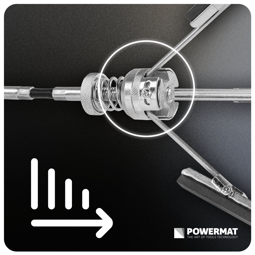 Aparat profesional de honuit cilindri PM-HDC-177T, 51-177 mm, Powermat PM1509