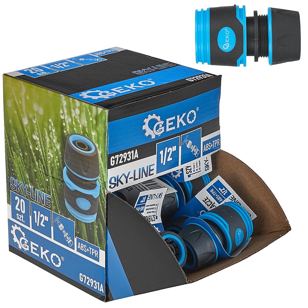 Set conectori pentru furtun Sky-Line 1 / 2", 20 bucati, Geko G72931A