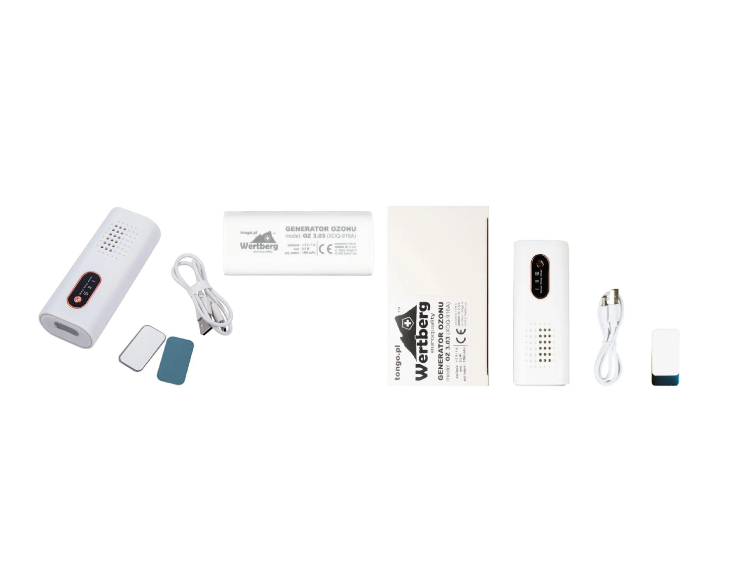 Mini generator de ozon portabil Wertberg OZ 3.03, Harder HD0135