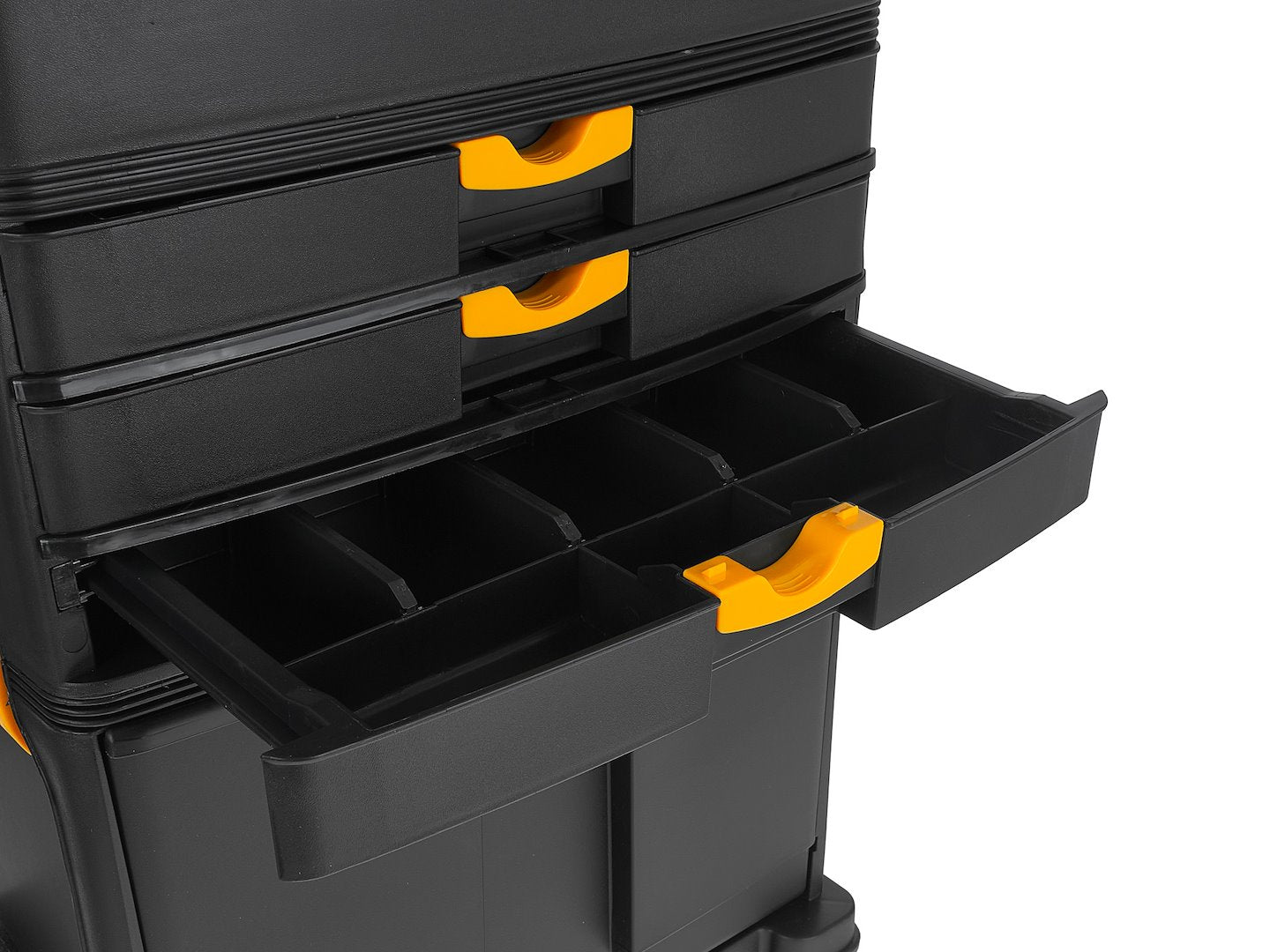 Carucior pentru scule cu organizator, 4 sertare, plastic, Keltin K00621
