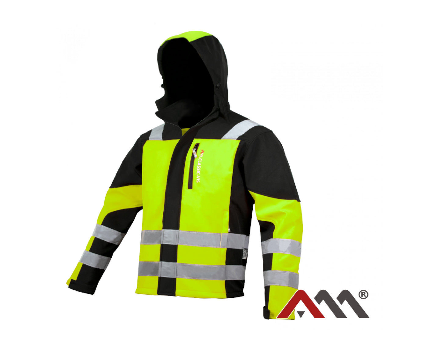 Jacheta de lucru Softshell Classic-Vis, galben neon, marimea XL, Artmas ART426178