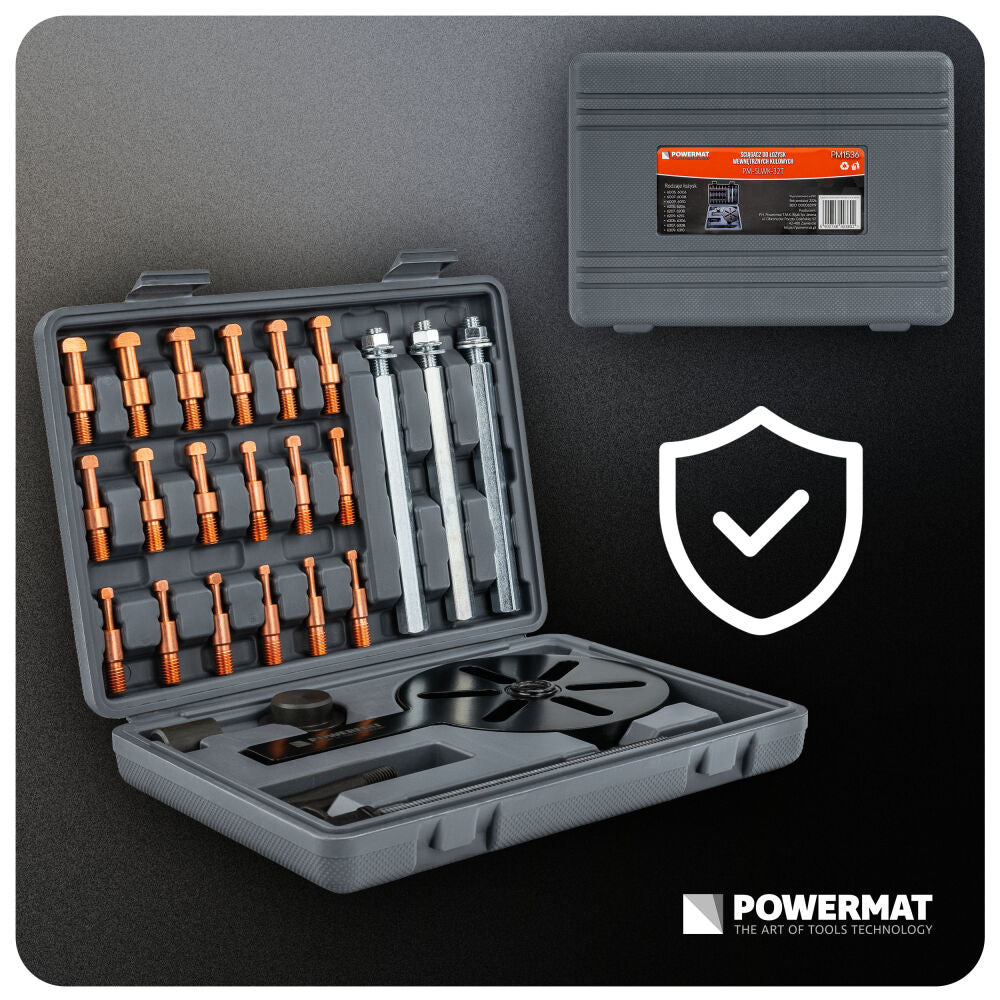 Extractor pentru rulmenti PM-SLWK-32T, 32 piese, Powermat PM1536