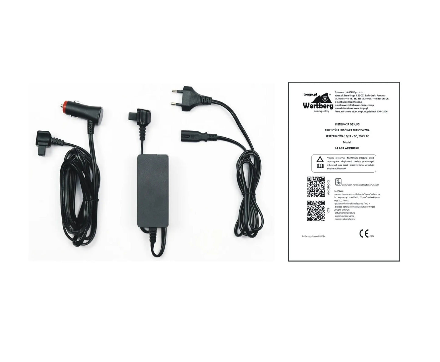Frigider auto cu compresor 21 L Wertberg LT-2.25 BT, Bluetooth, Tuya Smart, 12V/24V/230V, Racire si Congelare -20°C, Harder HD1828