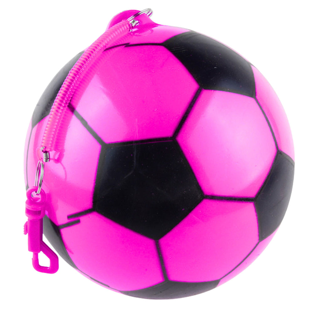 Minge de cauciuc cu maner, roz, 22 cm, Lean 27225