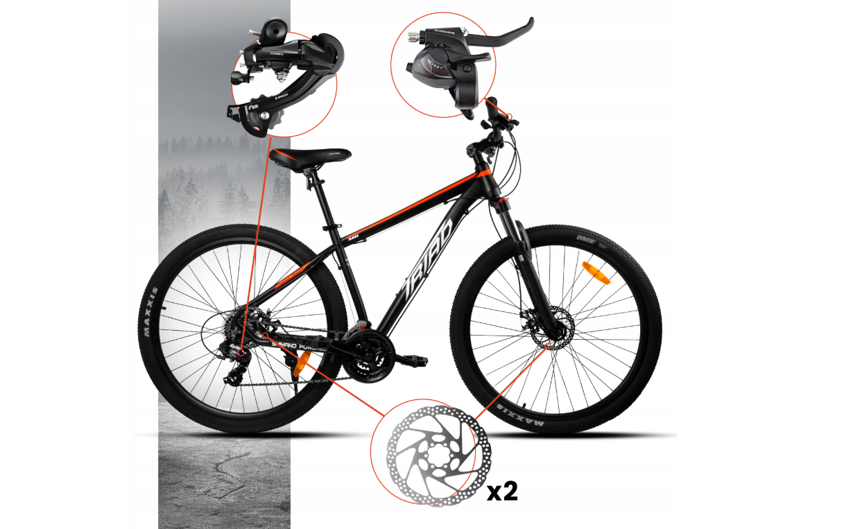 Bicicleta MTB29 XW14 Black, cadru 18", roti 29", MalTrack 112734