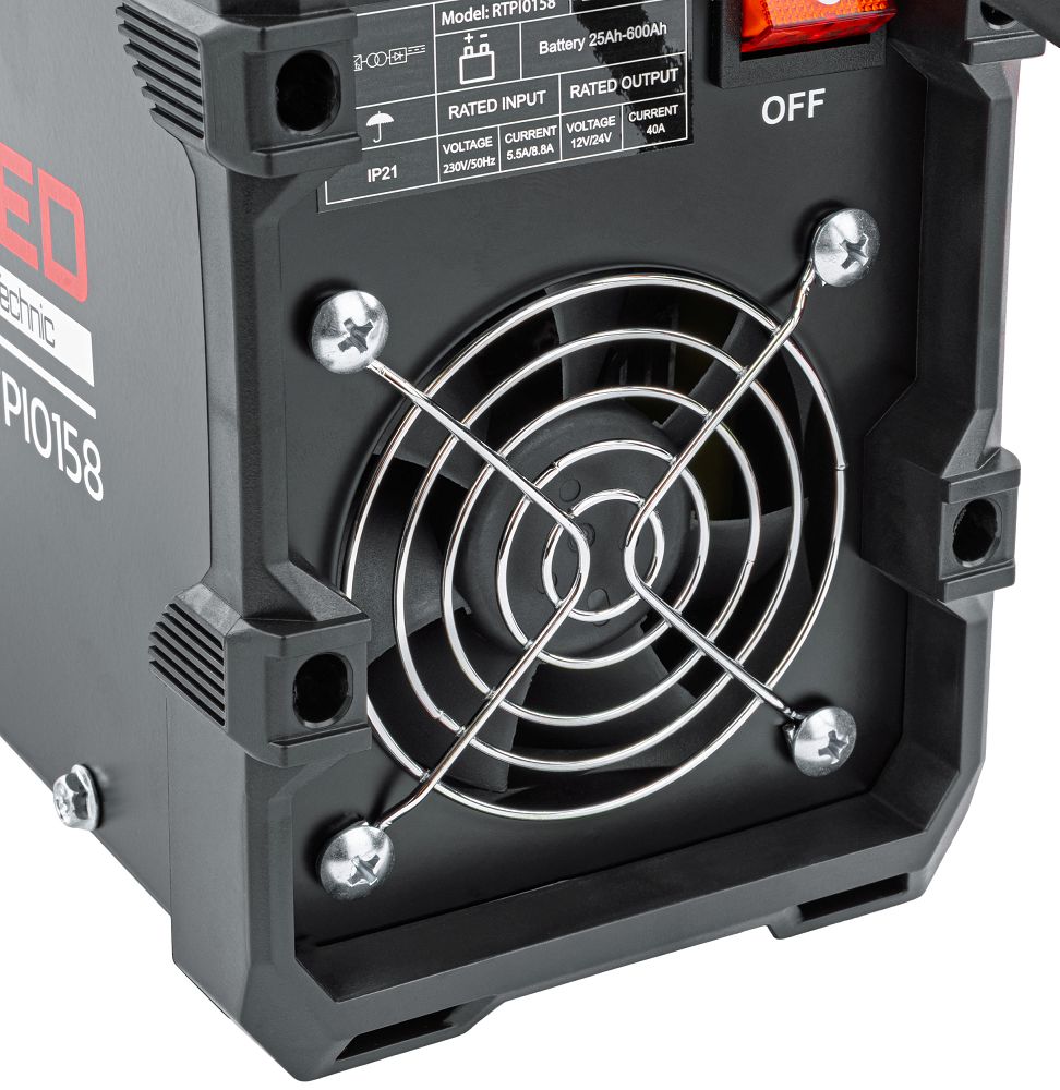 Redresor tip invertor cu afisaj LCD, 400 A, Red Technic RTPI0168