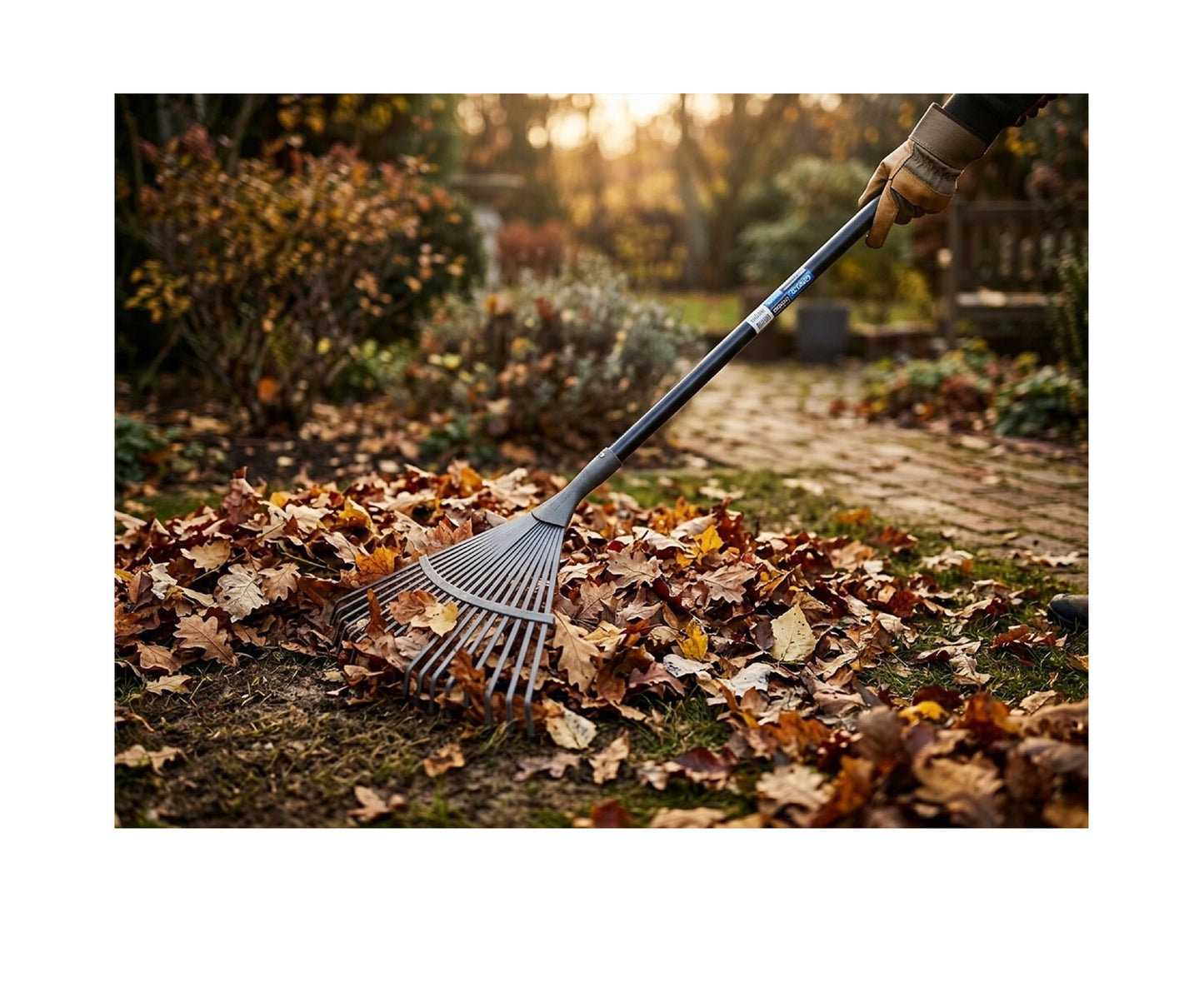 Grebla metalica tip evantai Hard Line, 22 dinti, 150 cm, Geko G66551