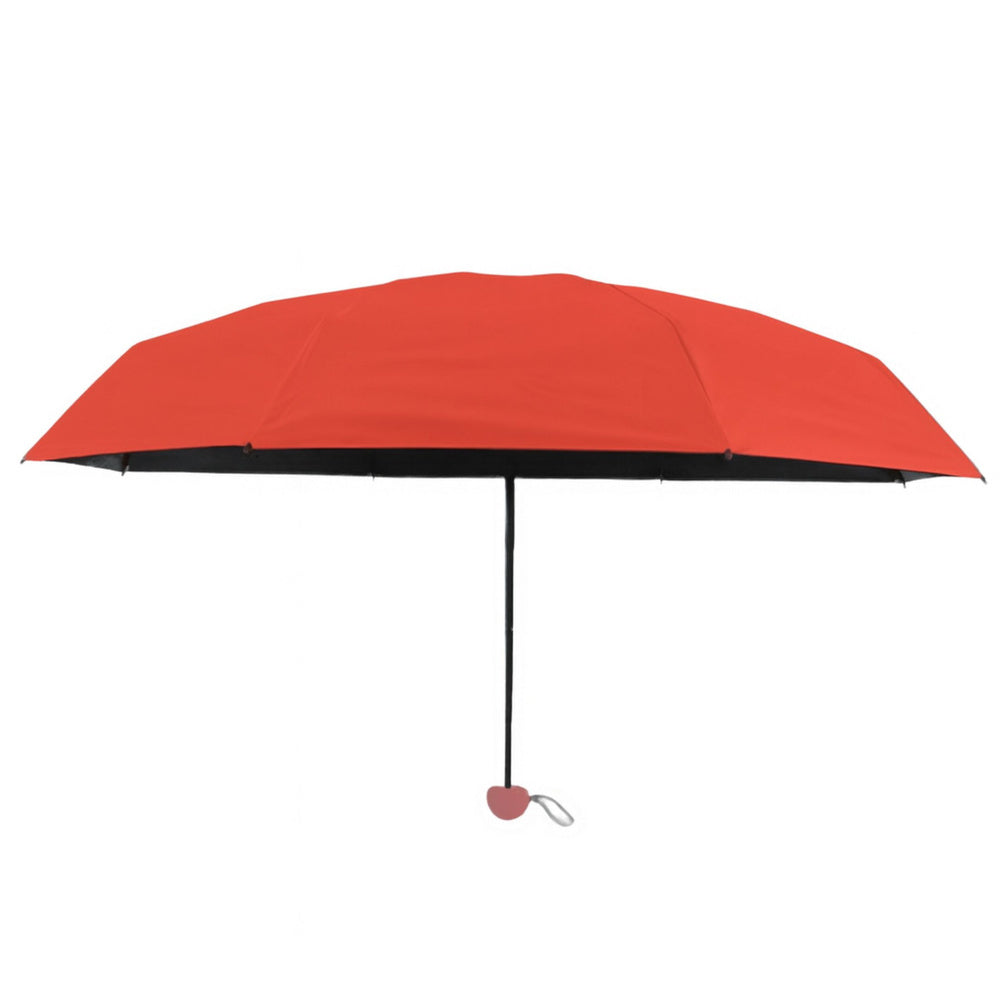 Umbrela pliabila 90 x 51 cm, protectie UV UPF50+ cu etui, rosu,Lean 27693