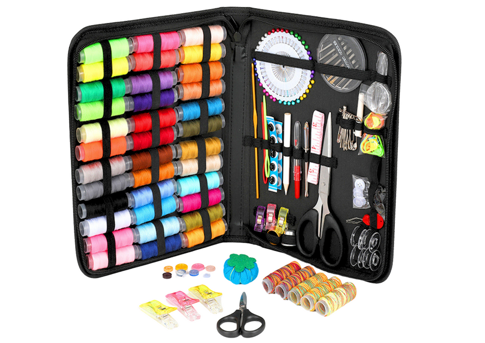 Set de cusut, multicolor, 26 x 20 x 4 cm, 228 piese, Lean 20748