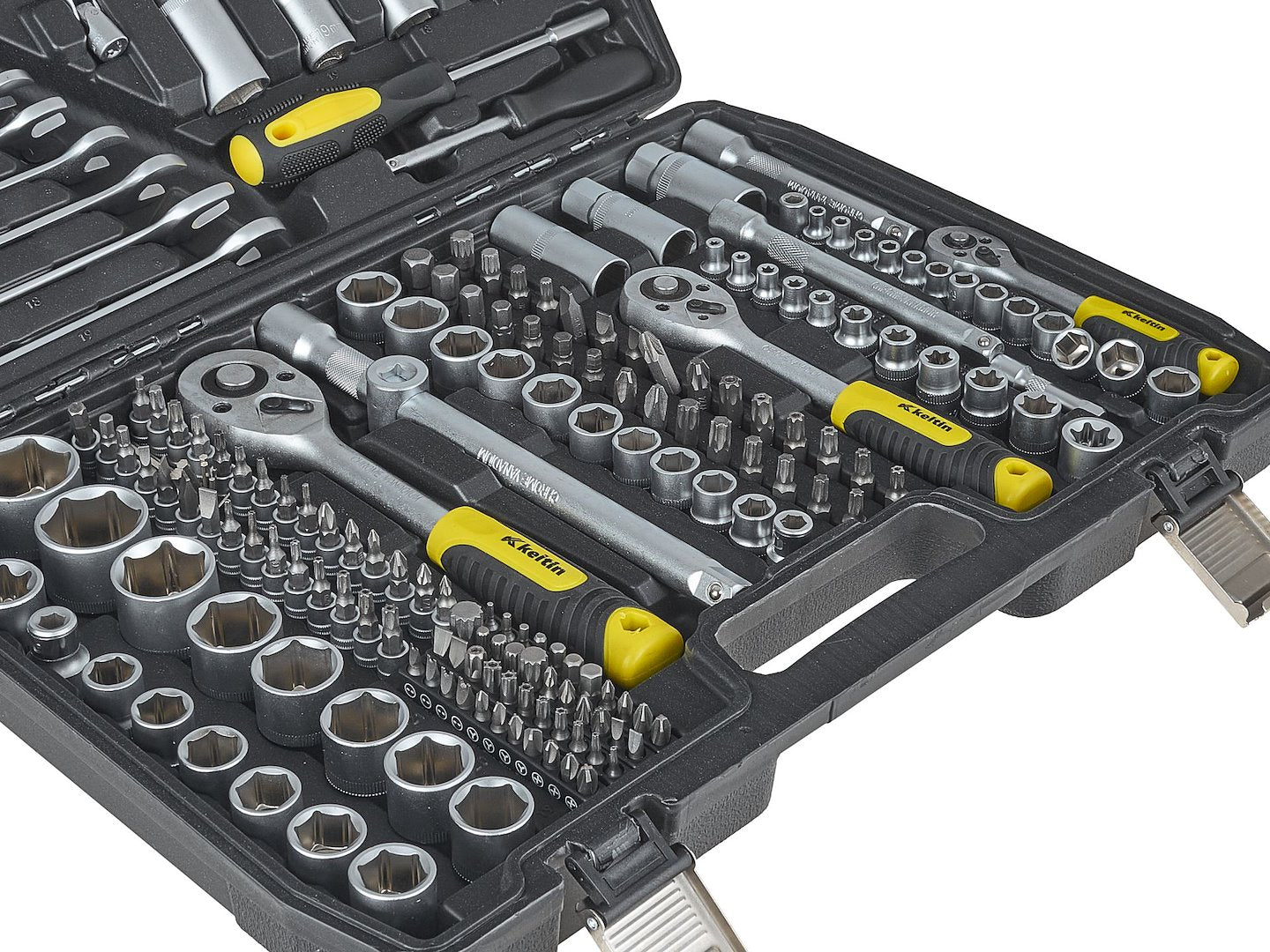 Set chei tubulare, 216 piese, 1/4", 3/8" si 1/2", Keltin K00099