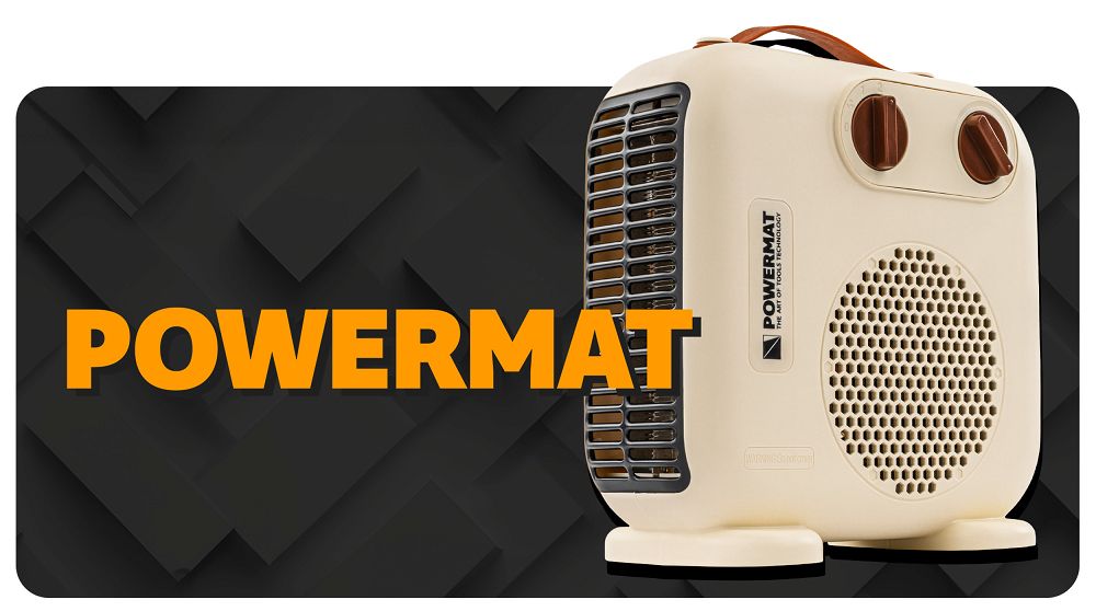 Aeroterma electrica PM-TWE-2000D, 2000 W, Powermat PM1397
