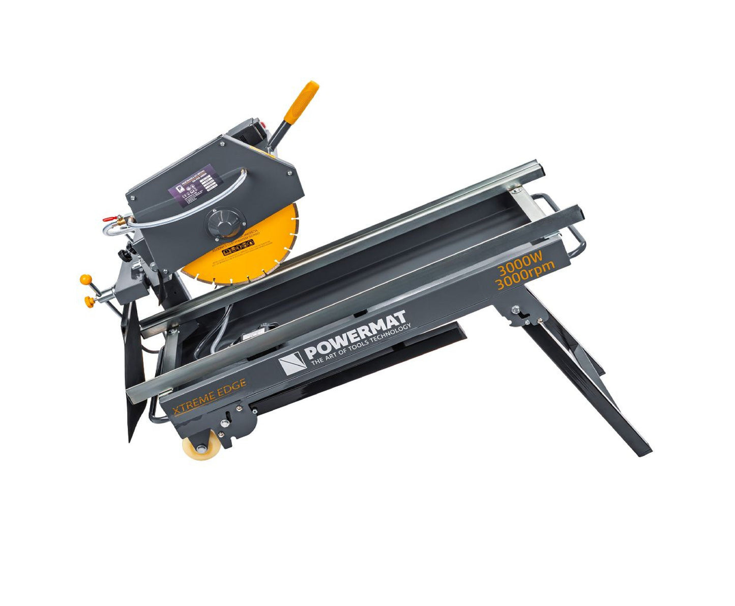 Fierastrau circular cu masa pentru beton si piatra PM-PDB-3000M, 3000 W, 350 mm, Powermat PM1415