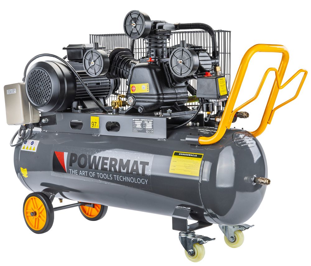 Compresor industrial PM-KO-100T-400V, 3 kW, Powermat PM1304