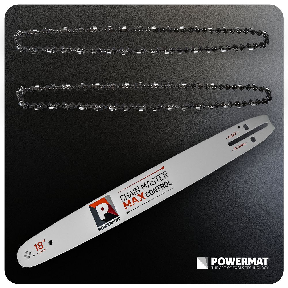 Lama ghidaj fierastrau cu 2 lanturi PM-PR-18.72.2M, Powermat PM1541