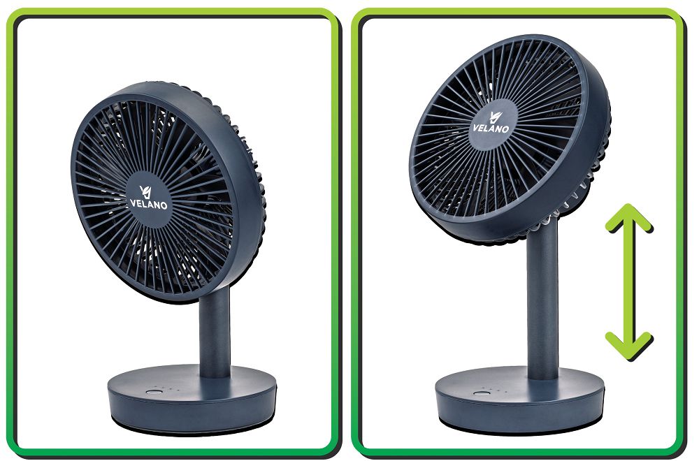 Ventilator de birou Velano, 4000 mAh, Powermat VELWEBS0018