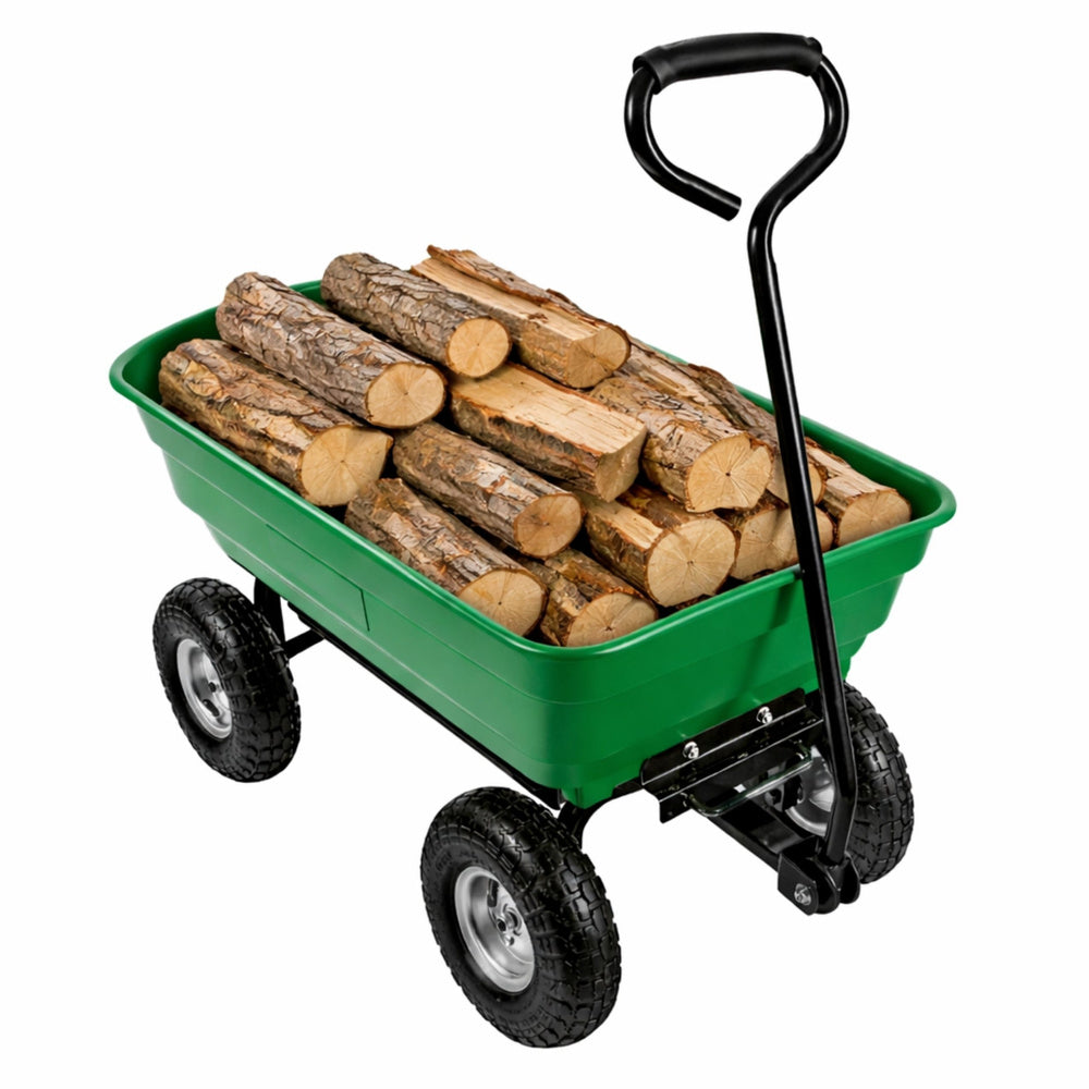 Carucior de gradina cu platforma detasabila, 930 x 500 x 510 mm, capacitate maxima 120 kg, Lean 26736