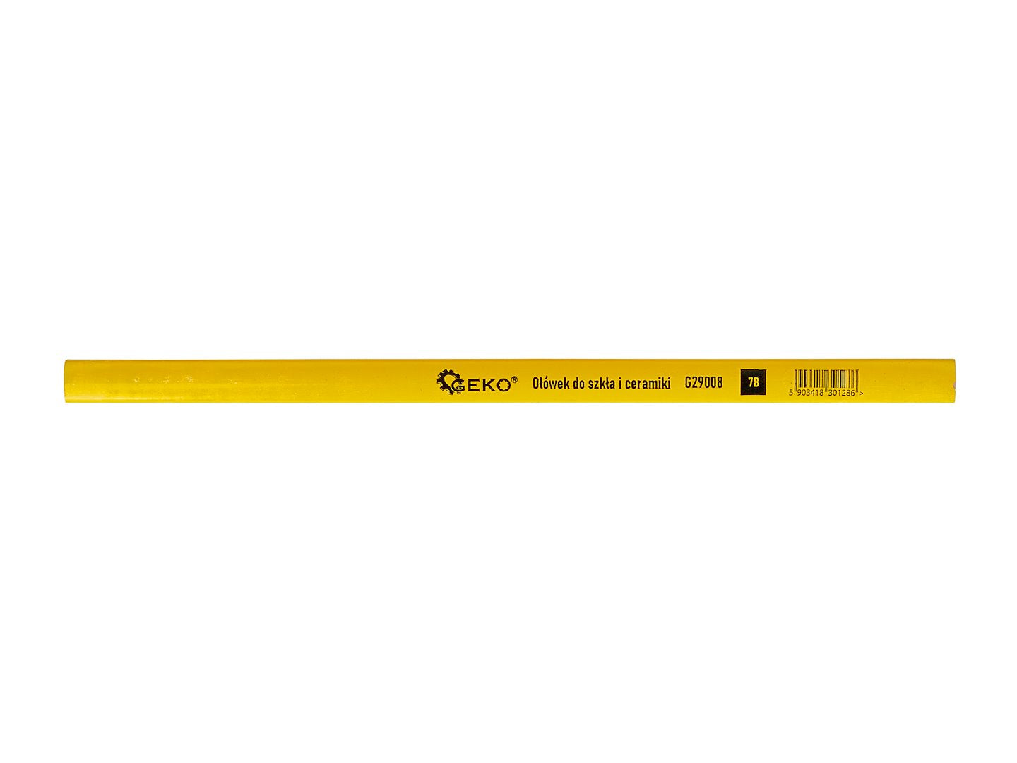 Set creioane de tamplarie pentru sticla si ceramica, 7B, 240 mm, 100 bucati, Geko G29008