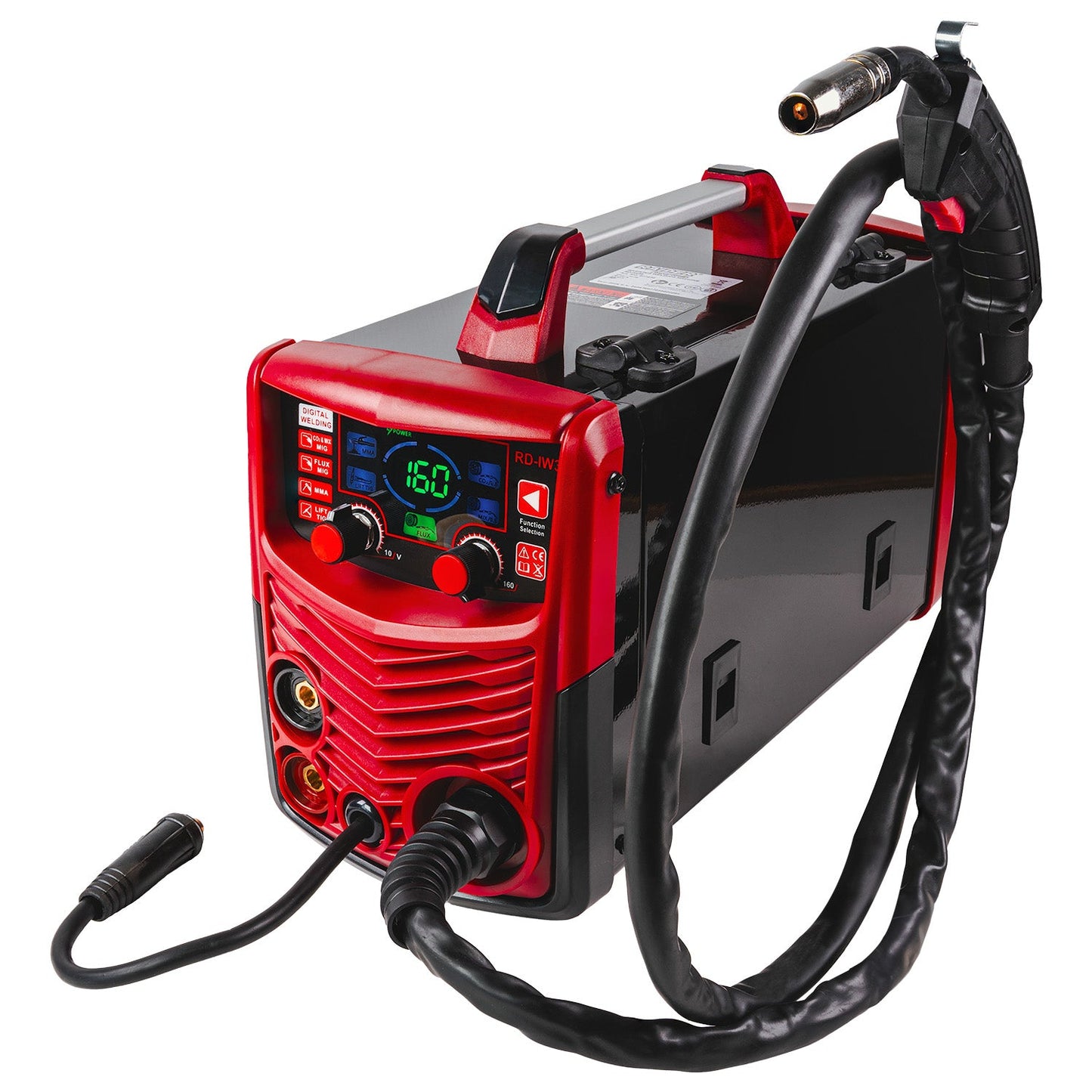 Aparat de sudura tip invertor 5 in 1 RD-IW39, MIG / MAG / TIG / MMA, 160 A, Raider 077239