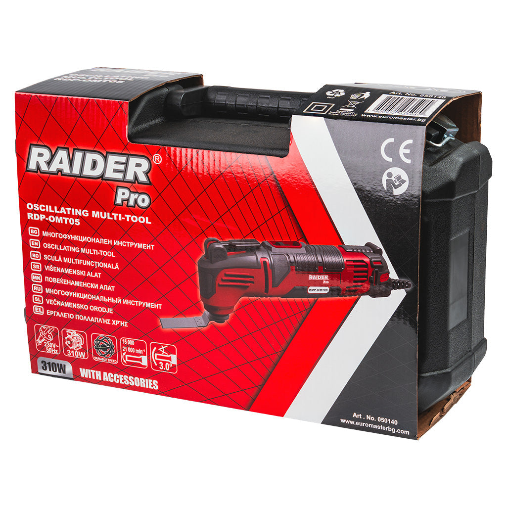 Unealta multifunctionala cu prindere rapida RDP-OMT05, 310 W, 3° , Raider 050140