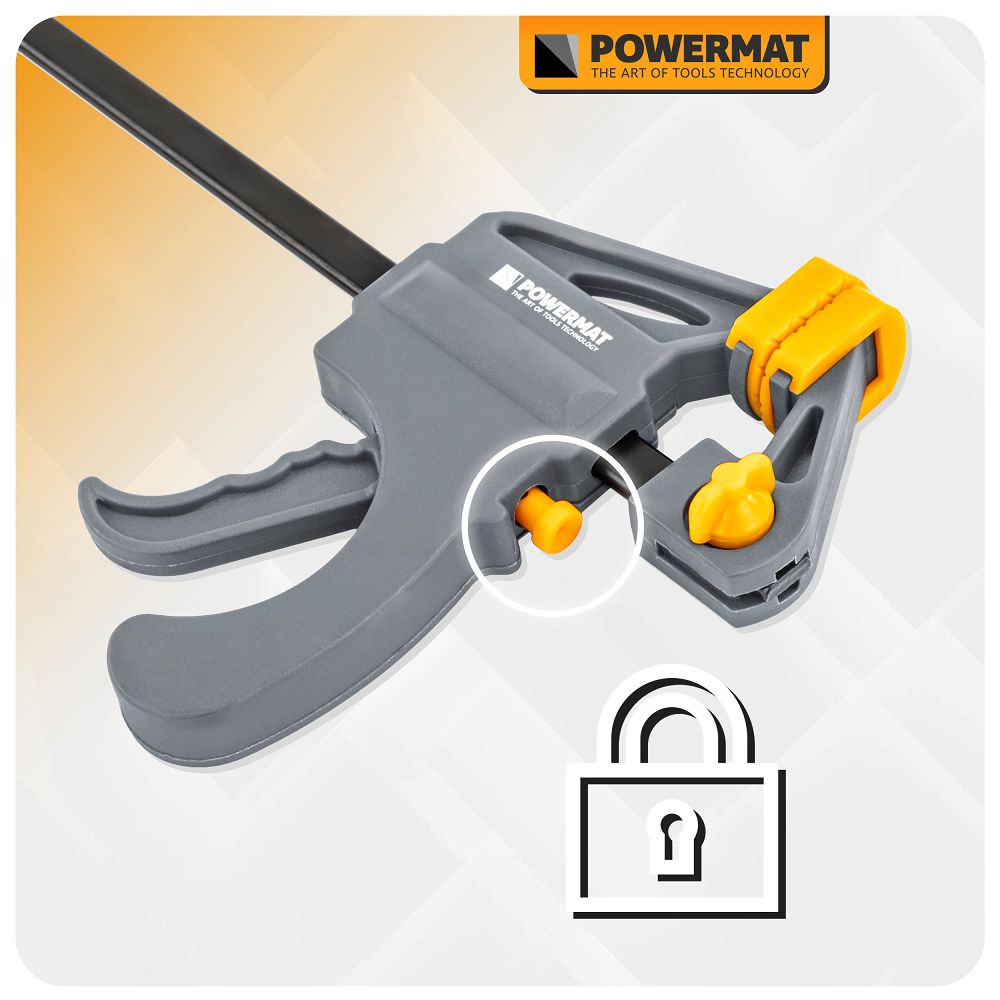 Clema de tamplarie PM-SSD-M6T, 150 x 35 mm, Powermat PM1428