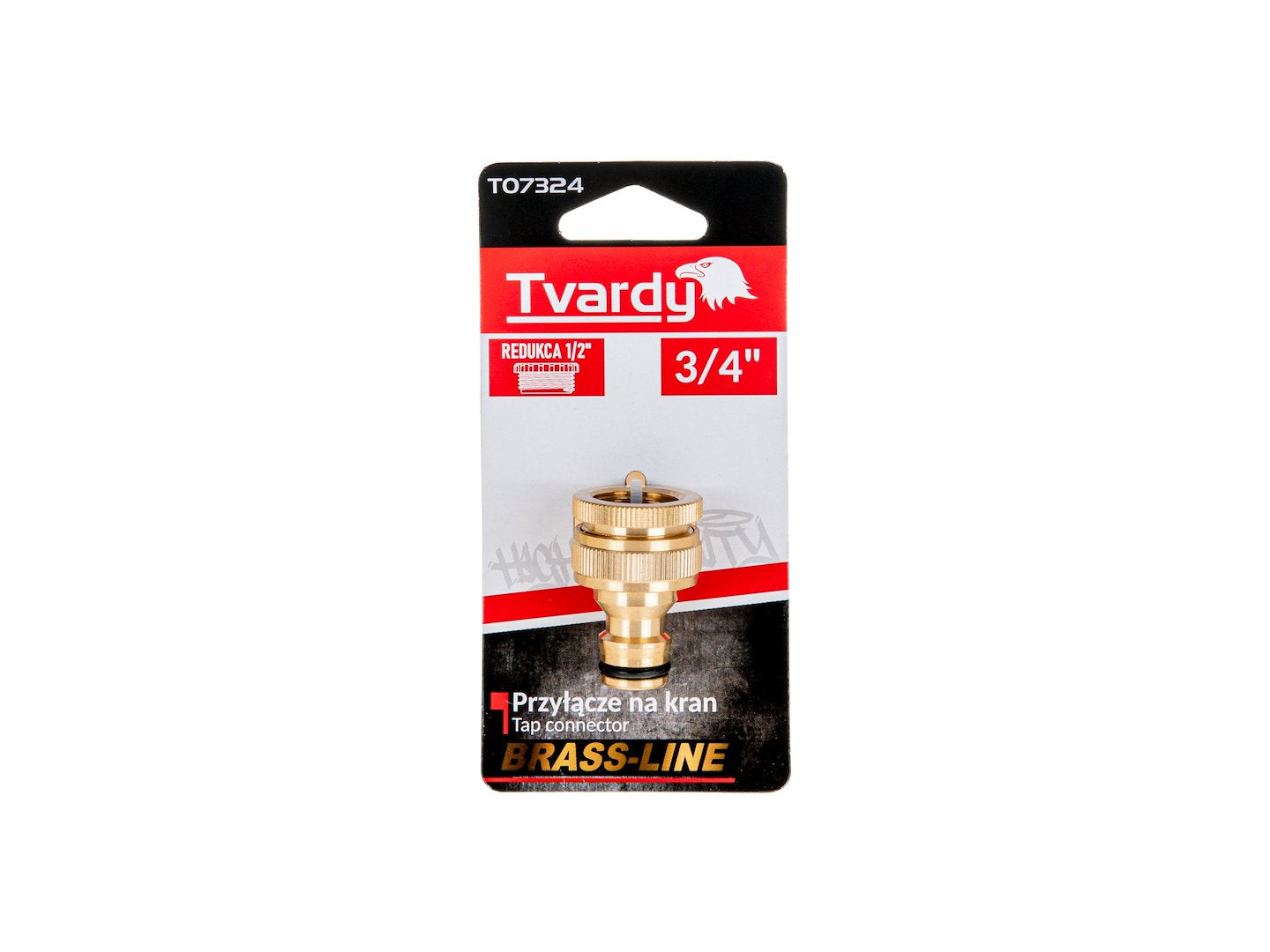Conector pentru robinet 3 / 4" cu reductor de 1 / 2" Brass Line, Tvardy T07324