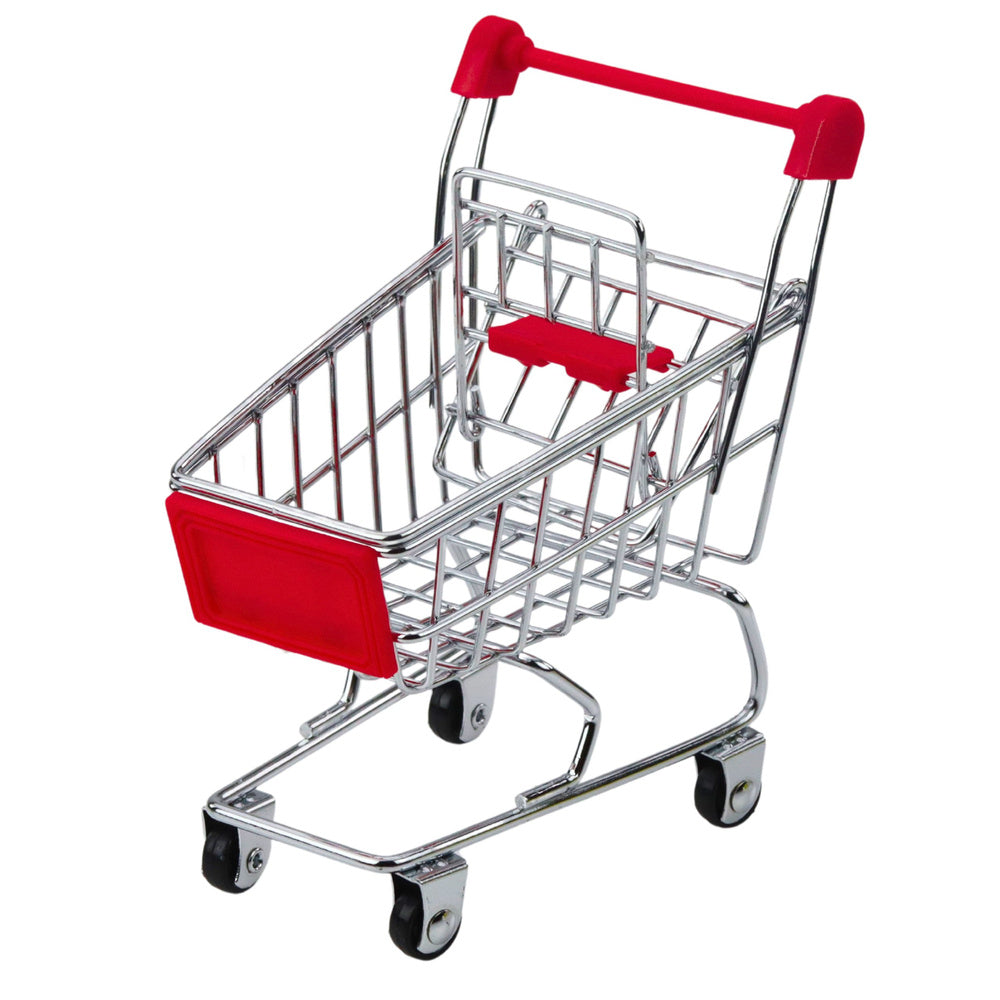 Mini carucior metalic de jucarie, 13 x 10 x 8.5 cm, Lean 14302