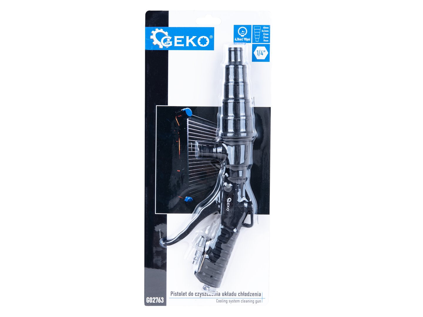 Pistol de curatare circuit de racire motor auto 1 / 4", Geko G02763