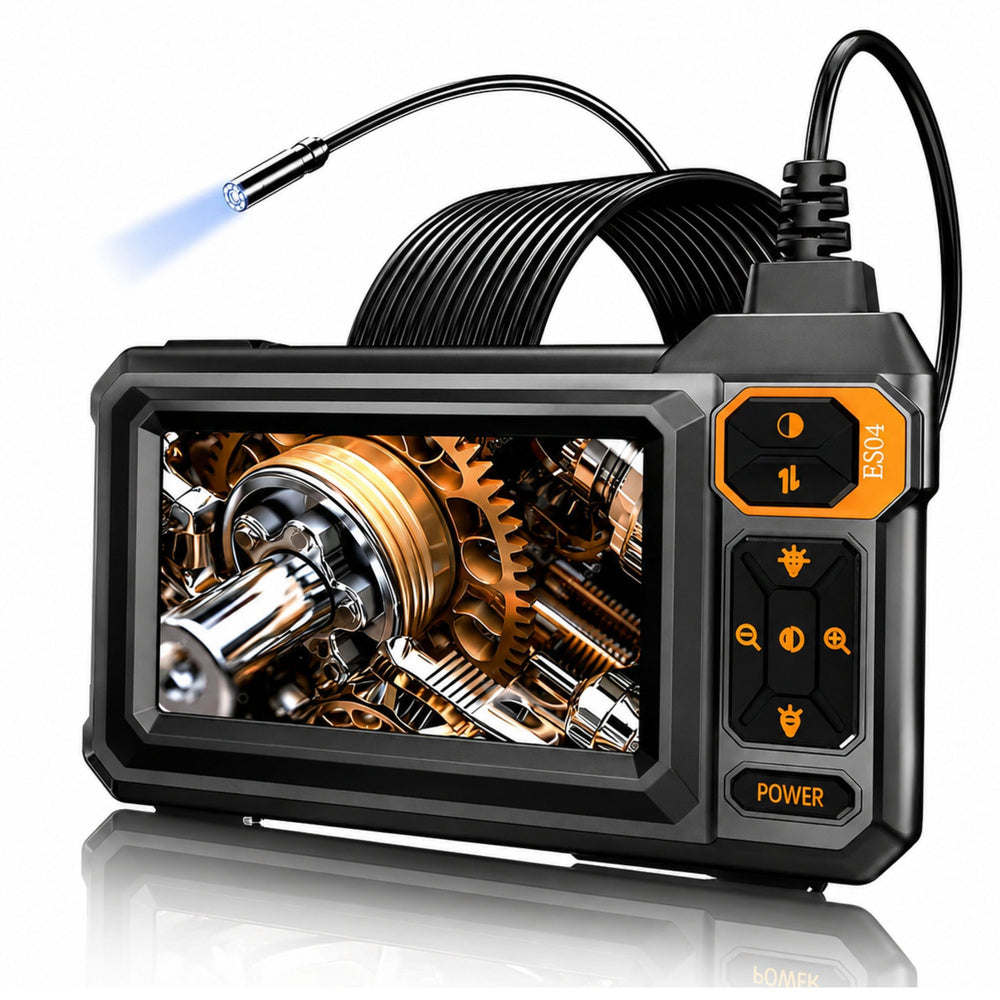 Camera de inspectie endoscopica, cu fir, 8 LED-uri, LCD 4.3'', IP67, Lean 29293