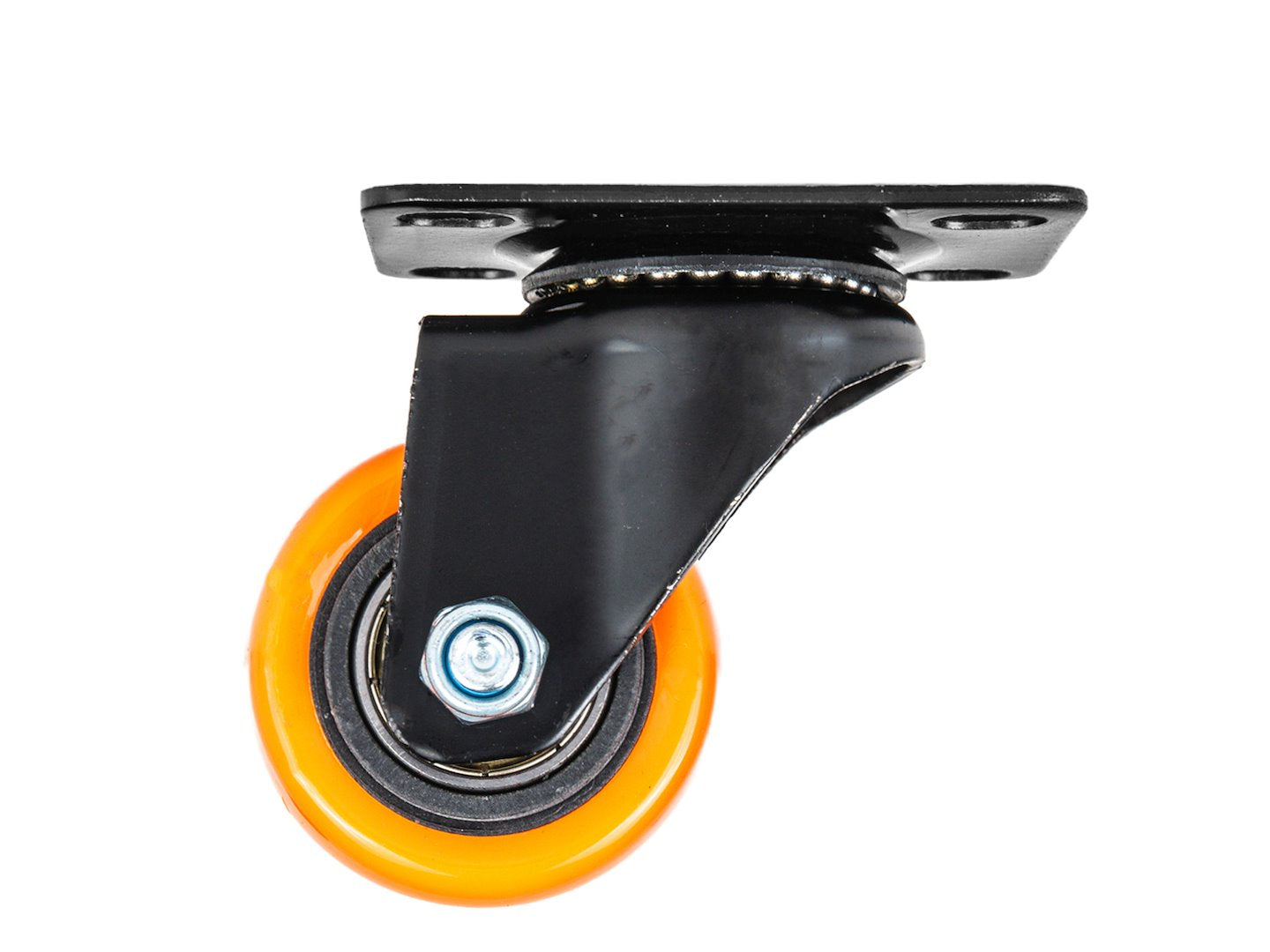 Set roti pivotante, 2 roti cu frana, 40 mm, capacitate maxima 40 kg, 4 bucati, Geko G71547