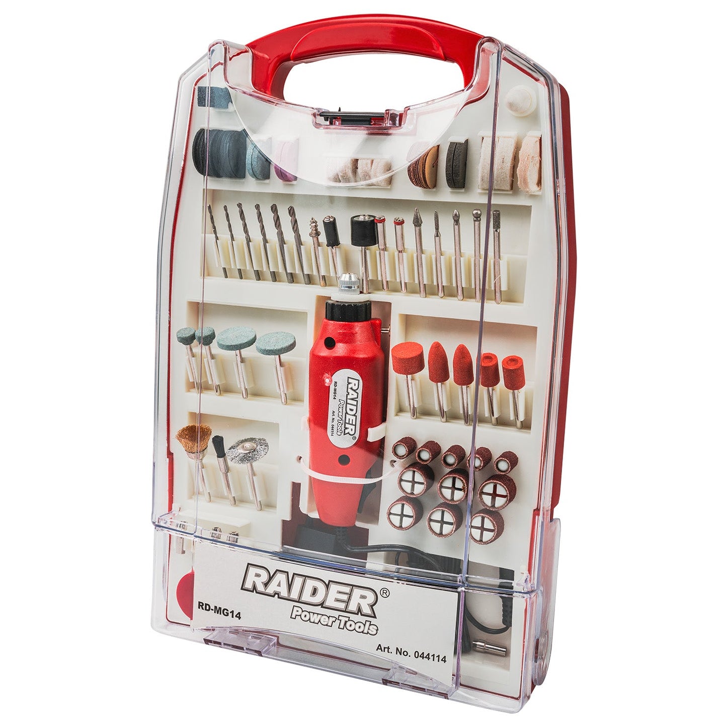 Biax electric cu accesorii RD-MG14 230 V 12 V, Raider 044114