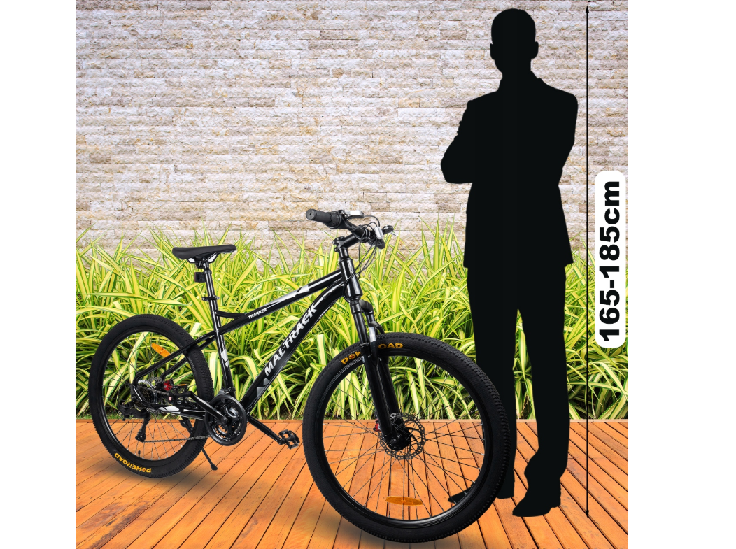 Bicicleta MTB26 Black / Light Gray, 21 viteze, cadru 15", roti 26", MalTrack 110983